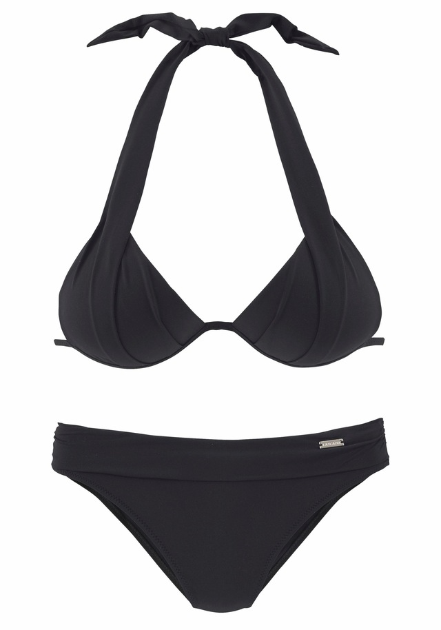 LASCANA Triangel-Bikini im Nacken zu binden, wattierte Cups, mit eingearbeiteten Kissen