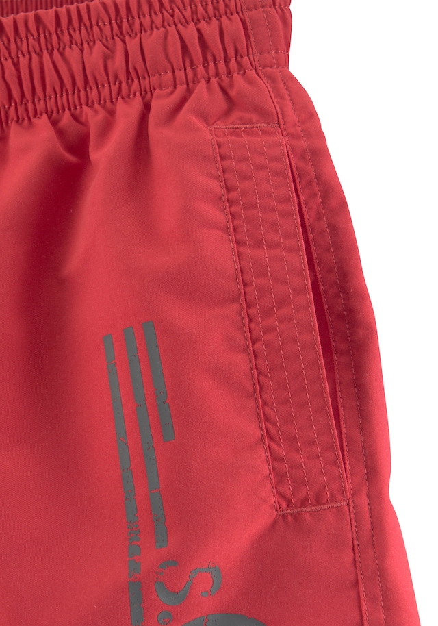 s.Oliver Badeshorts »Philip« mit Logo-Print im Used-Look