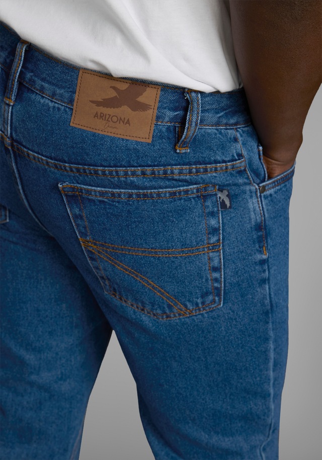Arizona Regular-fit-Jeans »James« regular fit, gerades Bein, Five-Pocket-Form, normale Leibhöhe