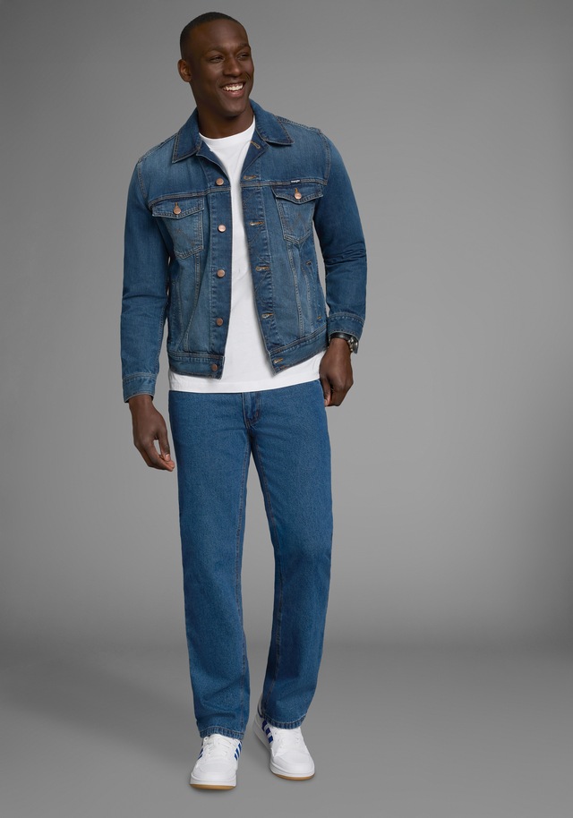 Arizona Regular-fit-Jeans »James« regular fit, gerades Bein, Five-Pocket-Form, normale Leibhöhe
