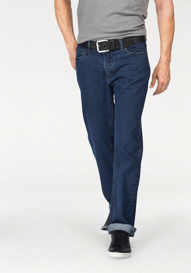 Arizona Regular-fit-Jeans »James« regular fit, gerades Bein, Five-Pocket-Form, normale Leibhöhe