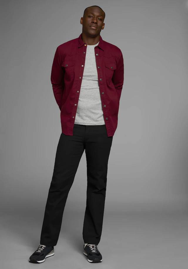 Arizona Regular-fit-Jeans »James« regular fit, gerades Bein, Five-Pocket-Form, normale Leibhöhe