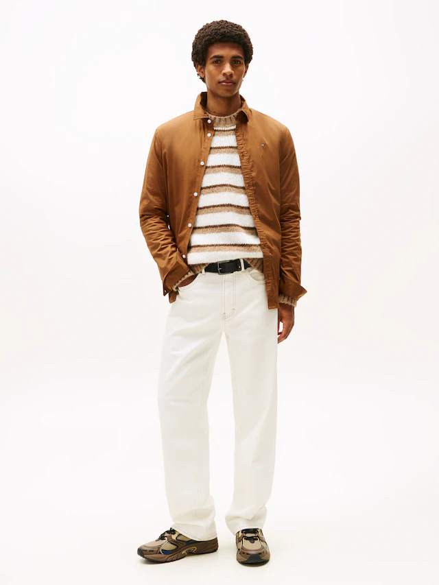 Tommy Jeans Langarmhemd »Sabim Stretch Shirt« Stretch Hemd, Premium, Slim Fit, mit Elasthan