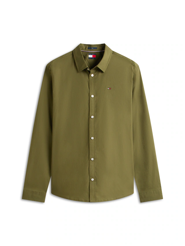 Tommy Jeans Langarmhemd »Sabim Stretch Shirt« Stretch Hemd, Premium, Slim Fit, mit Elasthan