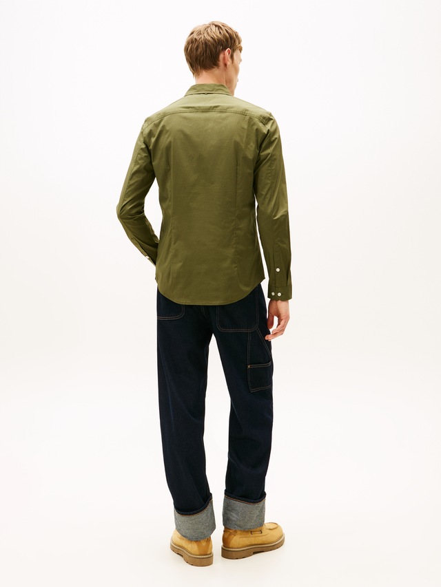 Tommy Jeans Langarmhemd »Sabim Stretch Shirt« Stretch Hemd, Premium, Slim Fit, mit Elasthan