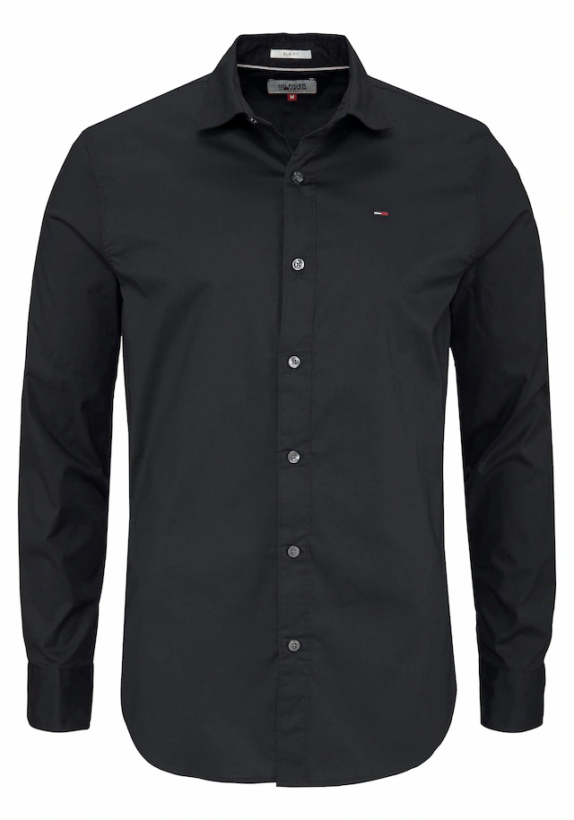 Tommy Jeans Langarmhemd »Sabim Stretch Shirt« Stretch Hemd, Premium, Slim Fit, mit Elasthan