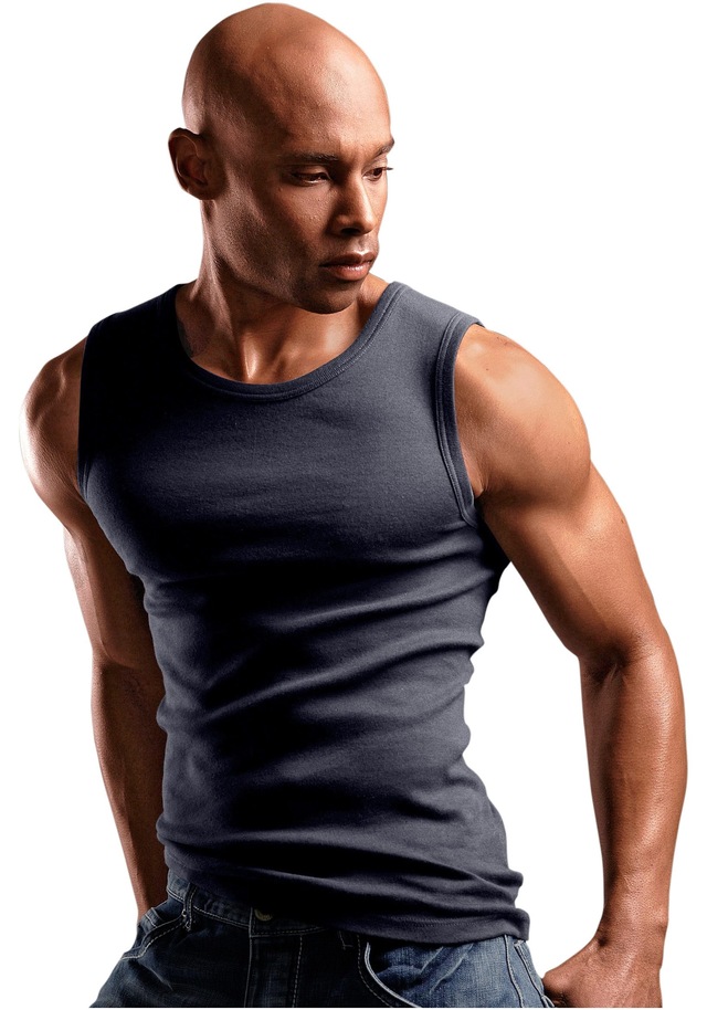 H.I.S Muscleshirt Packung, 3 Stk. aus weicher Feinripp-Qualität