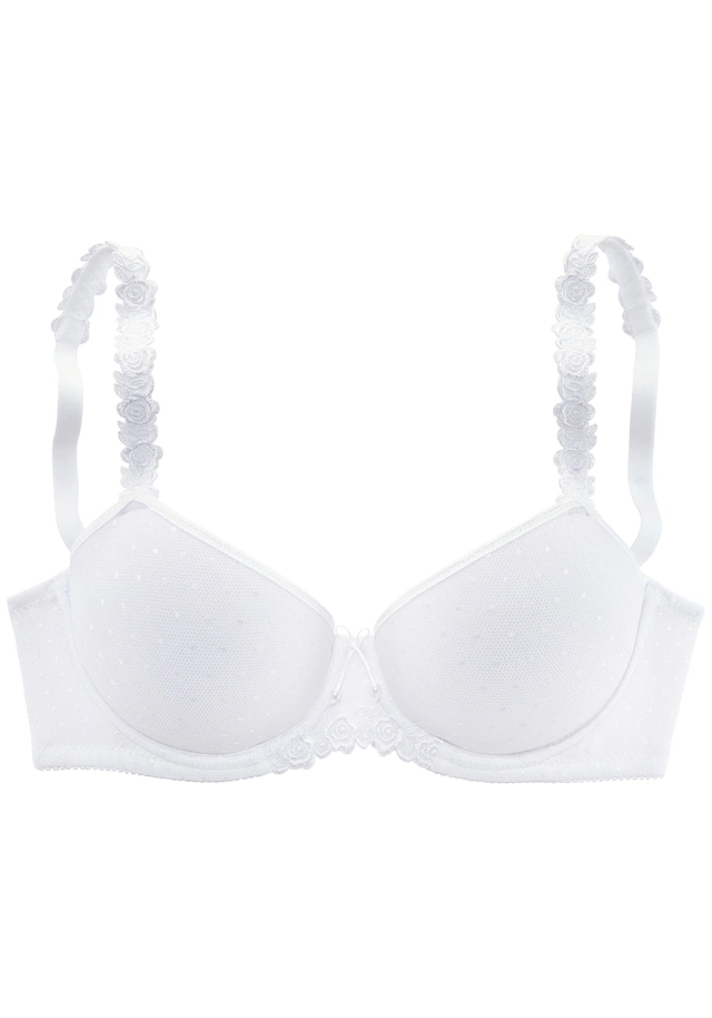 LASCANA Schalen-BH », Dirndl-BH, Bügel-BH« mit verzierten Trägern, Dessous