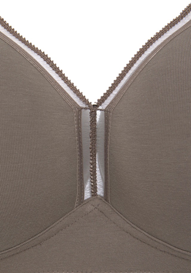 petite fleur by Lascana T-Shirt-BH », BH ohne Bügel, Entlastungs-BH, Baumwoll-BH« Packung, mit breiten Trägern, große Größen, bequemer BH