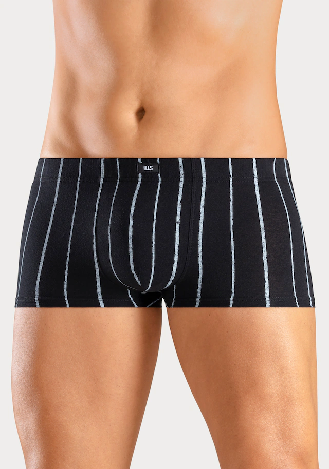 H.I.S Hipster Packung, 5 Stk. knapp sitzende Boxershorts aus Baumwoll-Stretch-Qualität