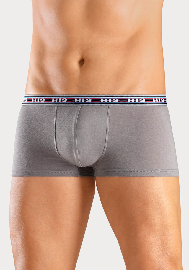 H.I.S Hipster Packung, 5 Stk. knapp sitzende Boxershorts aus Baumwoll-Stretch-Qualität