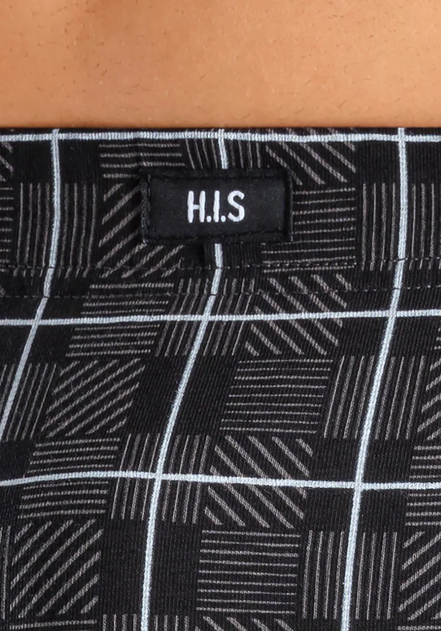 H.I.S Hipster Packung, 5 Stk. knapp sitzende Boxershorts aus Baumwoll-Stretch-Qualität