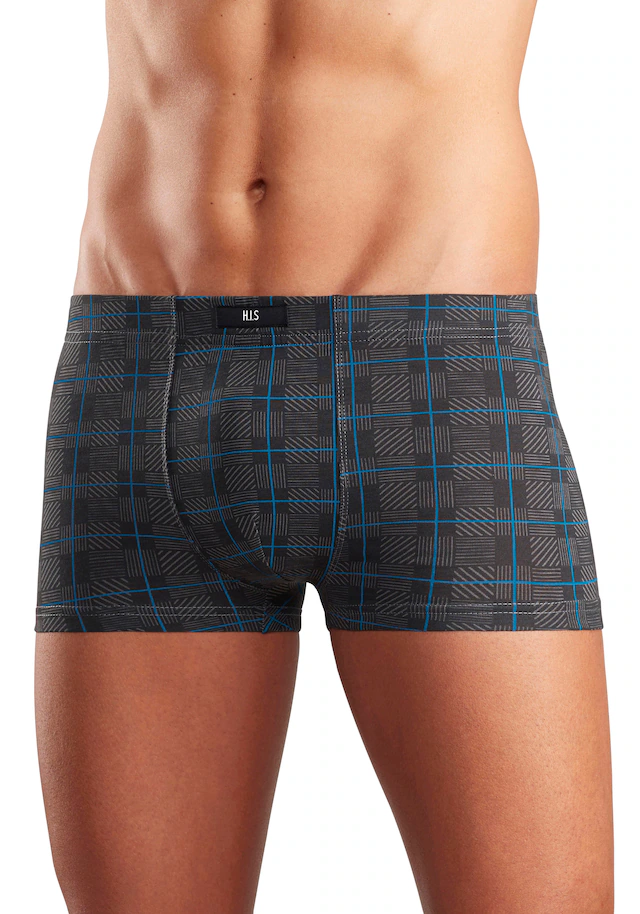 H.I.S Hipster Packung, 5 Stk. knapp sitzende Boxershorts aus Baumwoll-Stretch-Qualität