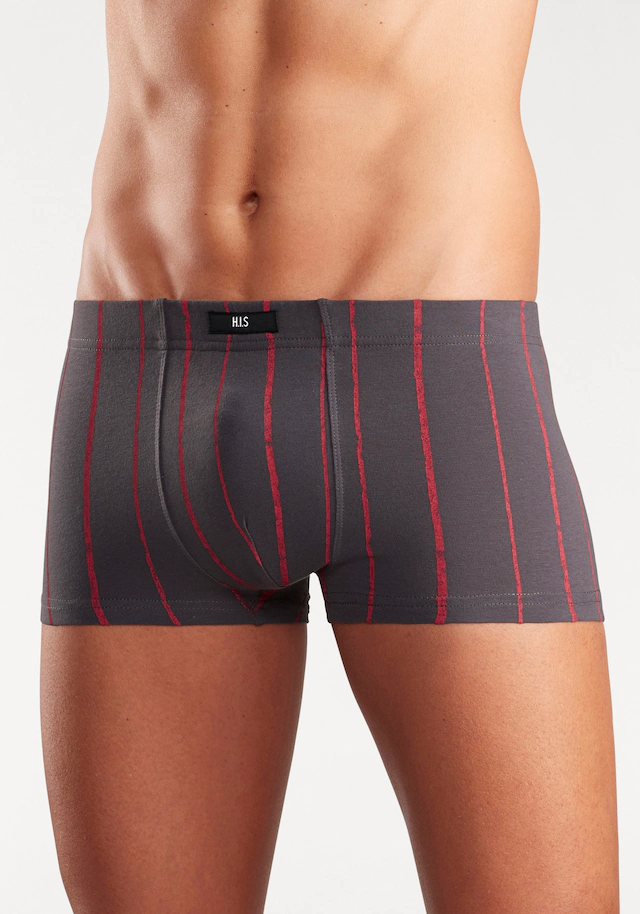H.I.S Hipster Packung, 5 Stk. knapp sitzende Boxershorts aus Baumwoll-Stretch-Qualität
