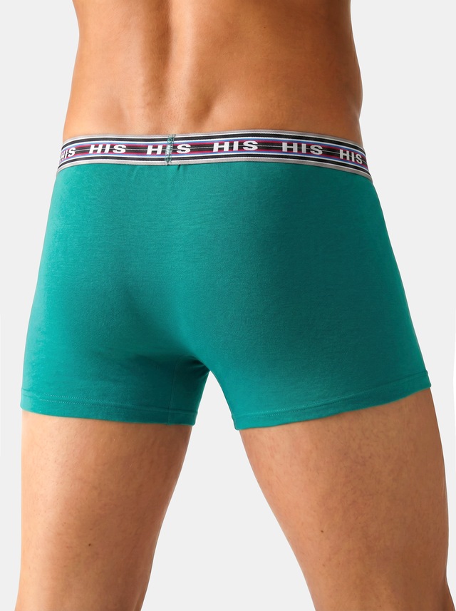 H.I.S Hipster Packung, 5 Stk. knapp sitzende Boxershorts aus Baumwoll-Stretch-Qualität
