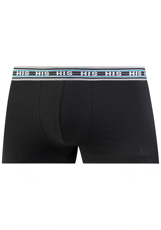 H.I.S Hipster Packung, 5 Stk. knapp sitzende Boxershorts aus Baumwoll-Stretch-Qualität
