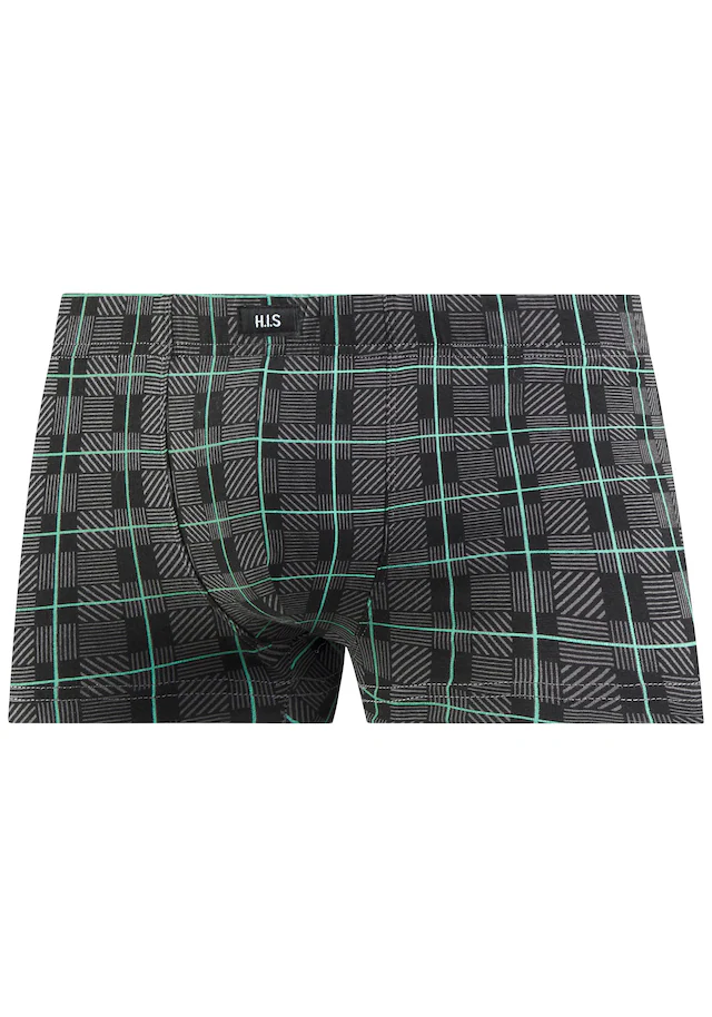 H.I.S Hipster Packung, 5 Stk. knapp sitzende Boxershorts aus Baumwoll-Stretch-Qualität