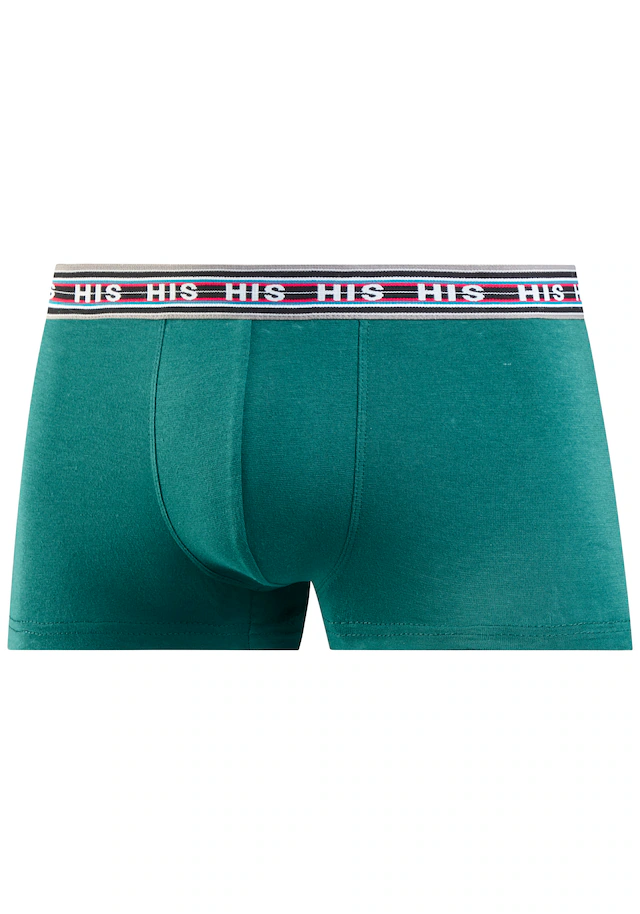 H.I.S Hipster Packung, 5 Stk. knapp sitzende Boxershorts aus Baumwoll-Stretch-Qualität