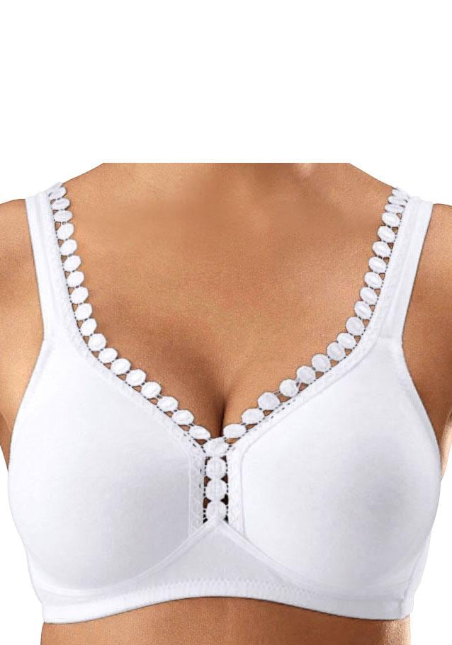 petite fleur by Lascana Soft-BH », BH ohne Bügel, Baumwoll-BH« Packung, große Größen, bequemer BH