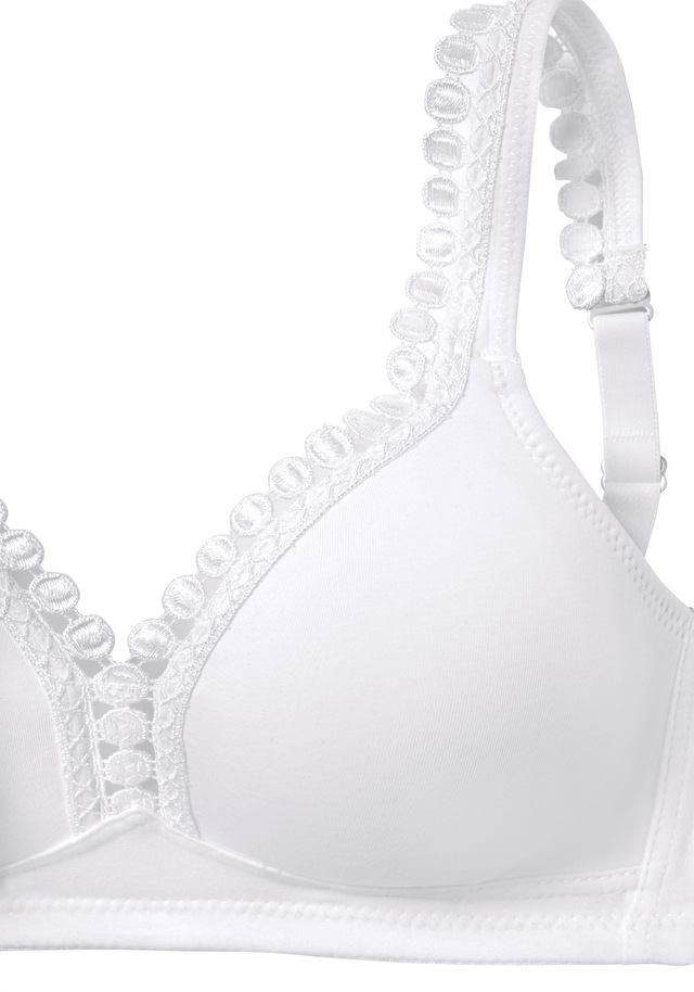 petite fleur by Lascana Soft-BH », BH ohne Bügel, Baumwoll-BH« Packung, große Größen, bequemer BH