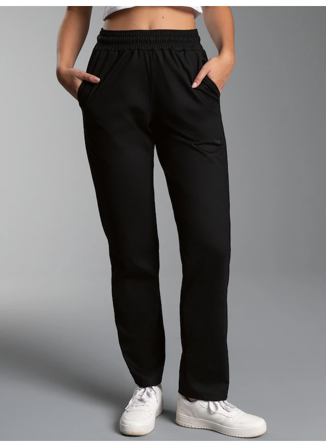 Trigema Jerseyhose »TRIGEMA Hose DELUXE Baumwolle«