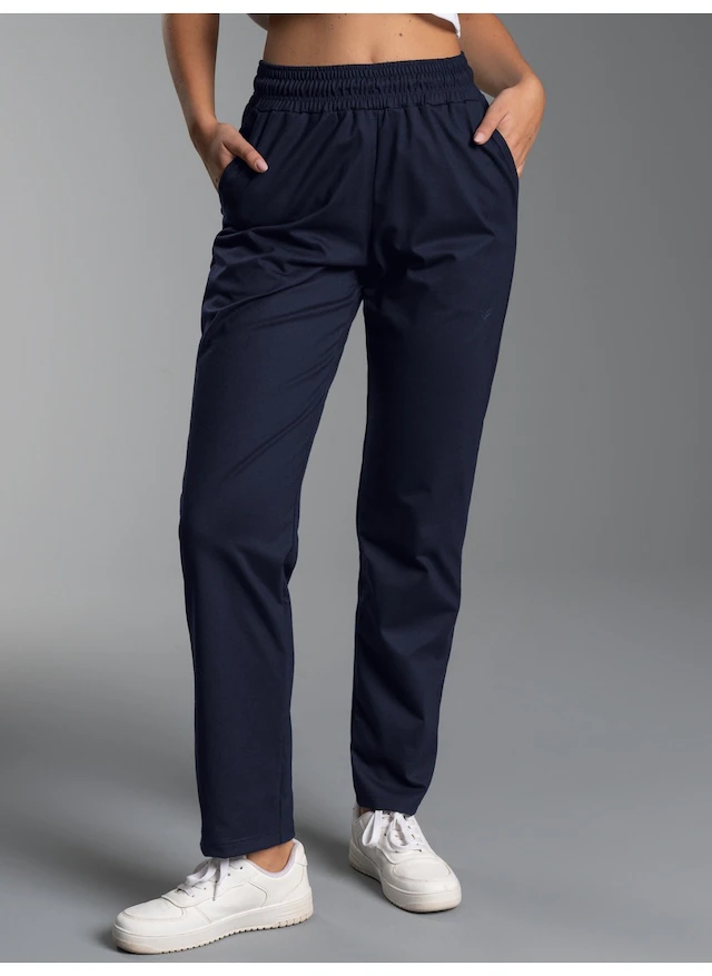 Trigema Jerseyhose »TRIGEMA Hose DELUXE Baumwolle«