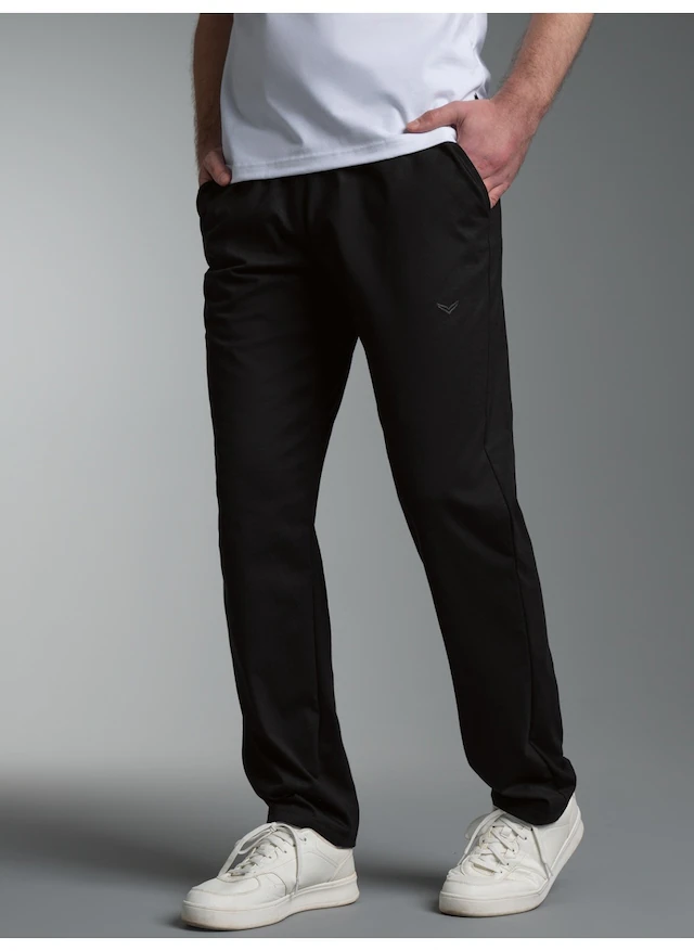 Trigema Jerseyhose »TRIGEMA Hose DELUXE Baumwolle«