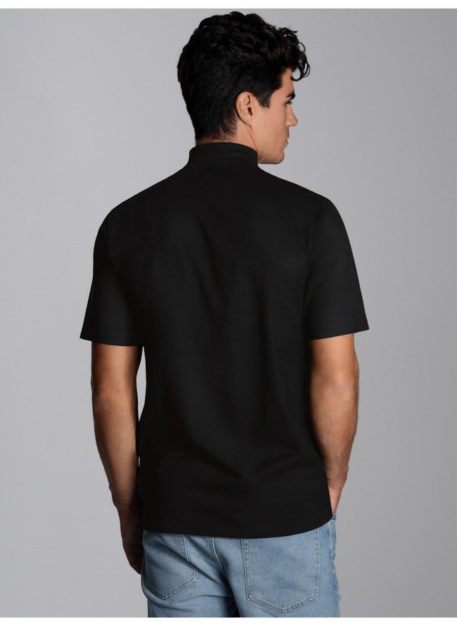 Trigema T-Shirt »TRIGEMA T-Shirt mit Stehkragen« 1 Stk.
