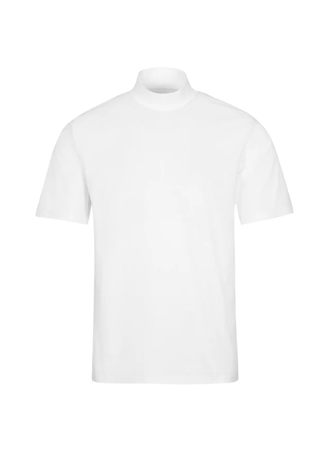 Trigema T-Shirt »TRIGEMA T-Shirt mit Stehkragen« 1 Stk.
