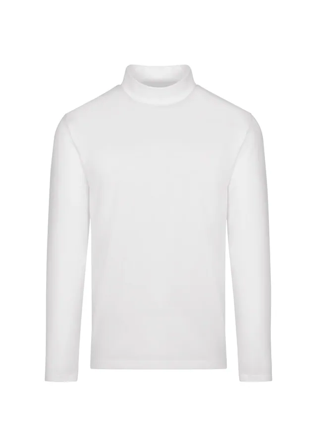 Trigema Longsleeve »TRIGEMA Langarm Shirt mit Stehkragen« 1 Stk.