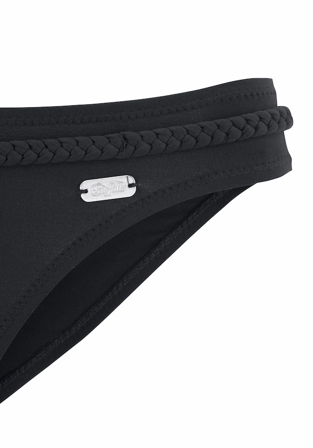 Buffalo Bikini-Hose »Happy« mit geflochtenem Ziergürtel