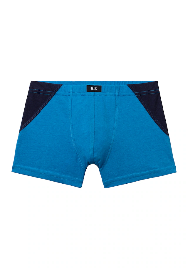 H.I.S Boxer »Boxershorts für Jungen« Packung, 4 Stk. mit Colorblocking, Baumwollmischung