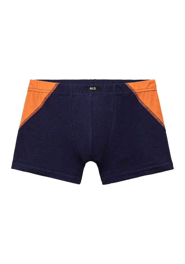 H.I.S Boxer »Boxershorts für Jungen« Packung, 4 Stk. mit Colorblocking, Baumwollmischung