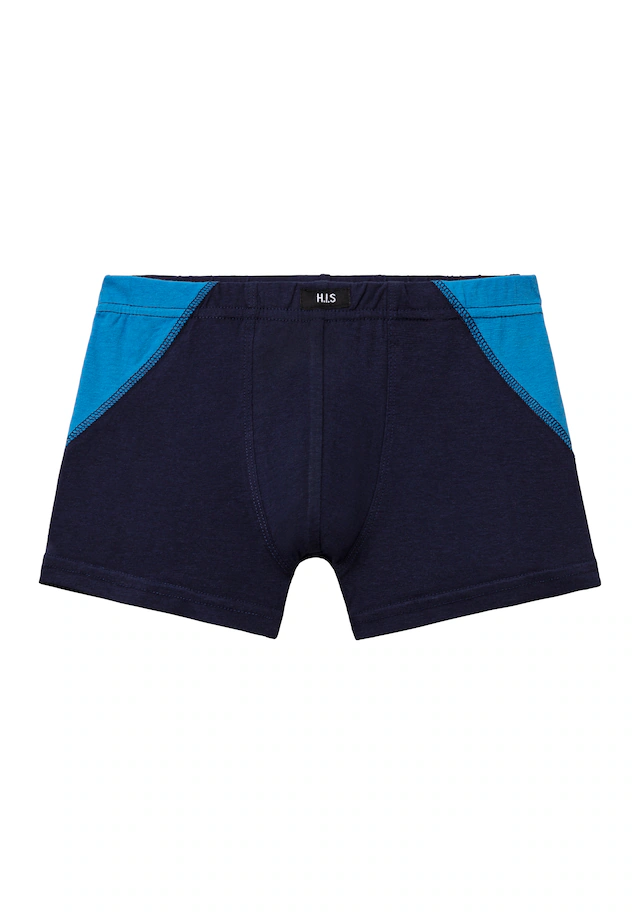 H.I.S Boxer »Boxershorts für Jungen« Packung, 4 Stk. mit Colorblocking, Baumwollmischung