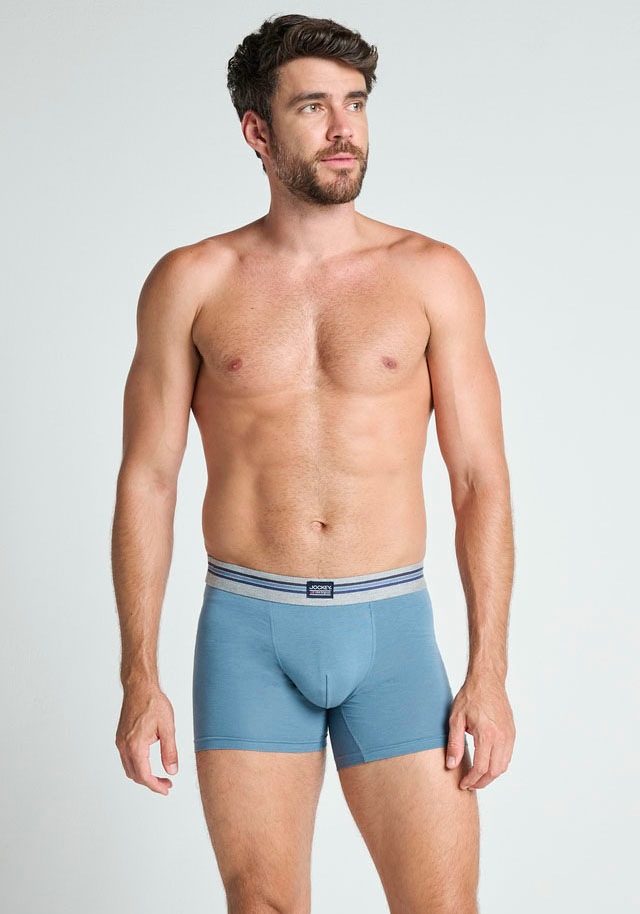 Jockey Trunk »Cotton Stretch« Mittlere Bundhöhe, längeres Bein, Logobund