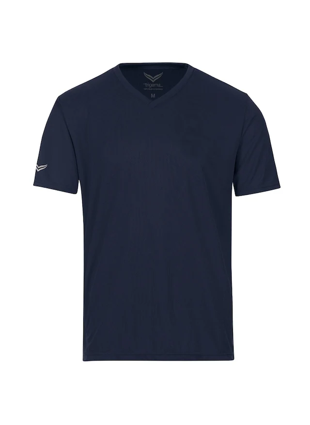 Trigema T-Shirt »TRIGEMA V-Shirt COOLMAX®« 1 Stk.
