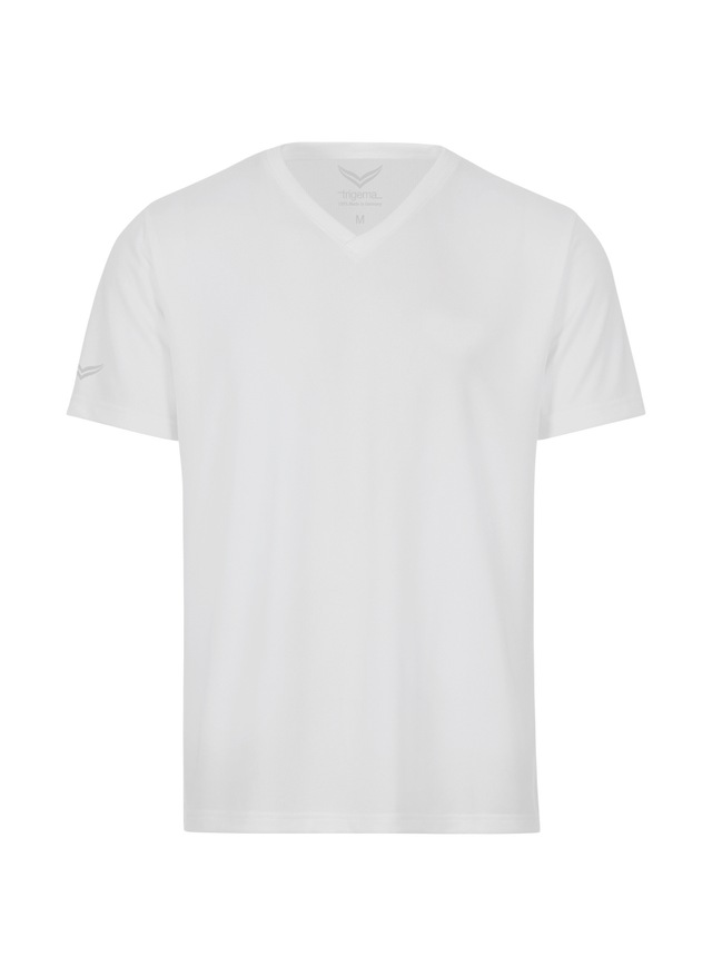 Trigema T-Shirt »TRIGEMA V-Shirt COOLMAX®« 1 Stk.