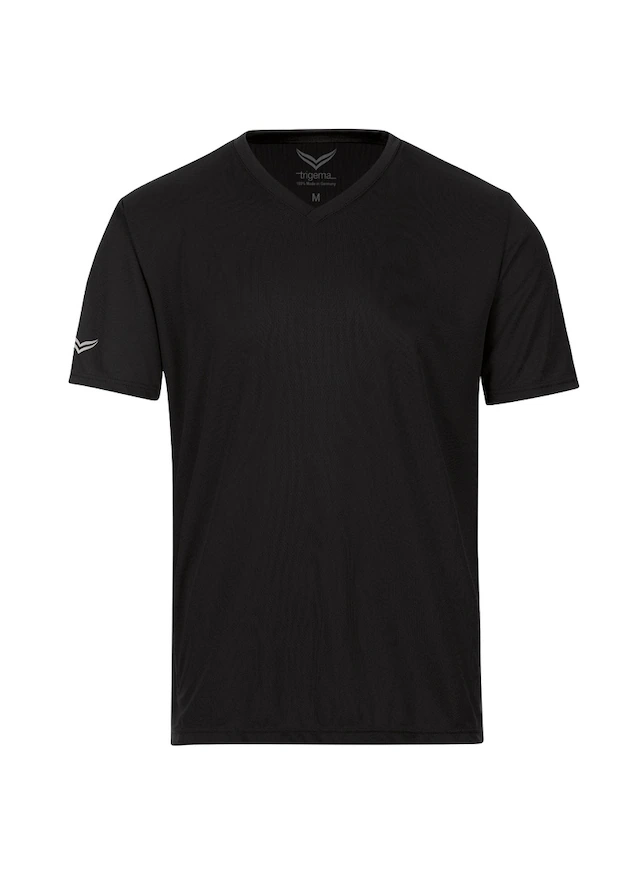Trigema T-Shirt »TRIGEMA V-Shirt COOLMAX®« 1 Stk.