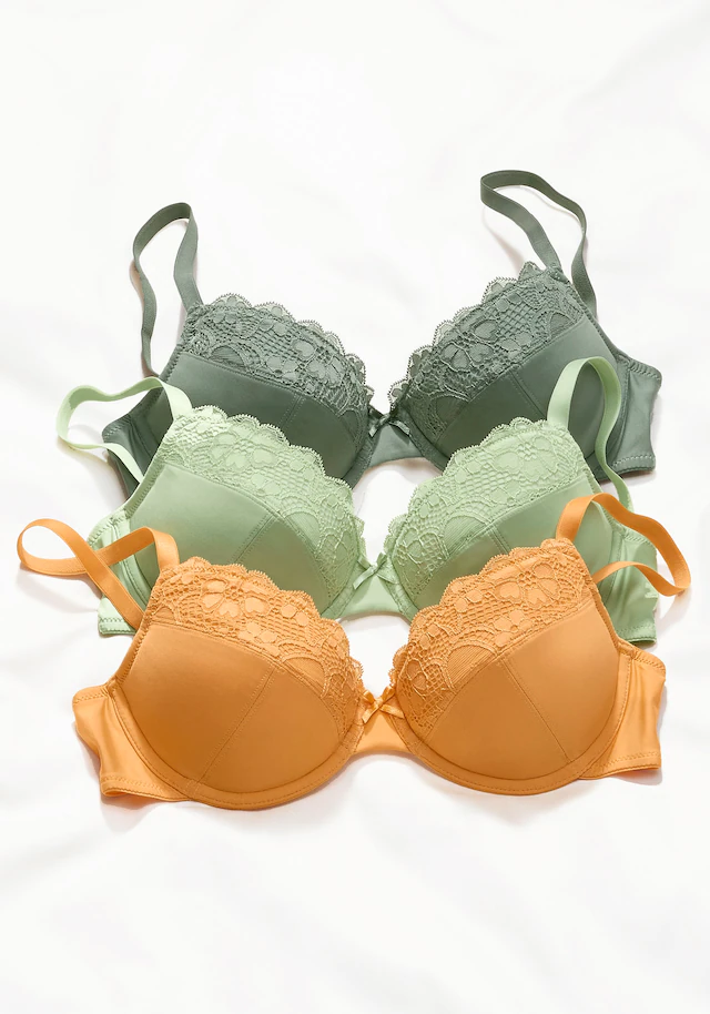 petite fleur by Lascana Push-up-BH Packung, 3 Stück,