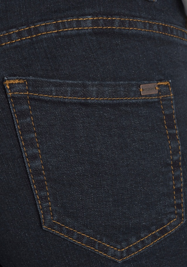 Arizona Bootcut-Jeans »Bund mit seitlichem Gummizugeinsatz« hohe Leibhöhe, Bootcut, mit Stretch, klassischer 5-Pocket-Style