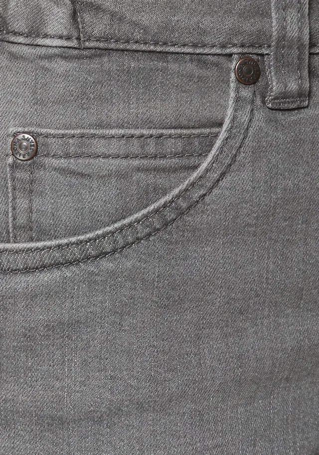 Arizona Bootcut-Jeans »Bund mit seitlichem Gummizugeinsatz« hohe Leibhöhe, Bootcut, mit Stretch, klassischer 5-Pocket-Style