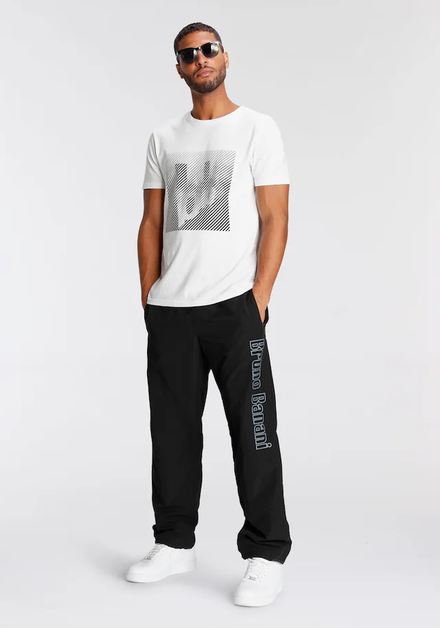 Bruno Banani Sporthose mit verstellbarem Hosensaum