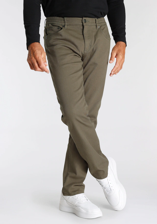 Man's World Dehnbund-Hose Stretch - bequem mit seitlichem Gummizug