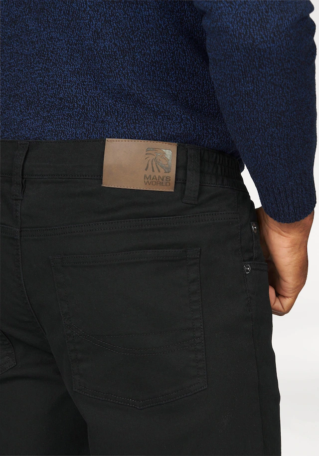 Man's World Dehnbund-Hose Stretch - bequem mit seitlichem Gummizug