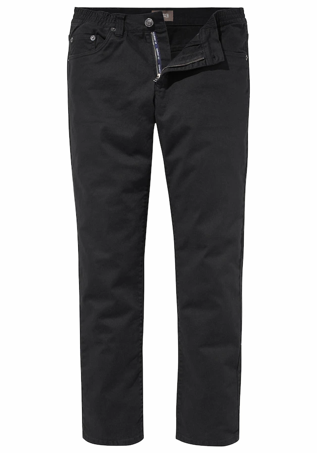 Man's World Dehnbund-Hose Stretch - bequem mit seitlichem Gummizug