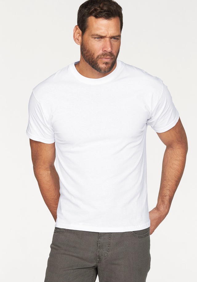 Fruit of the Loom T-Shirt », sechs Stück in unterschiedlicher Farbkomination« Packung, 6er-Pack, 6 Stk. mit Rundhalsausschnitt