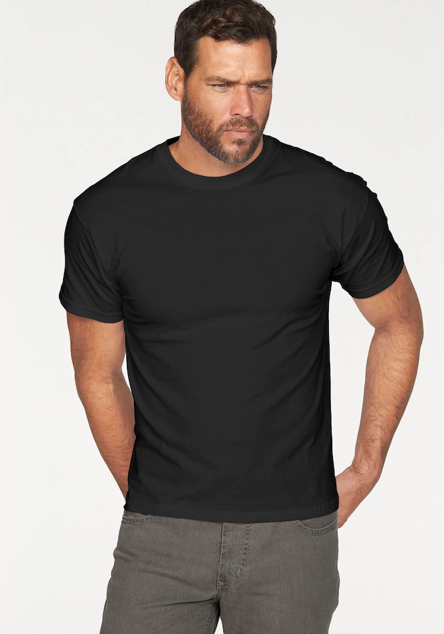 Fruit of the Loom T-Shirt », sechs Stück in unterschiedlicher Farbkomination« Packung, 6er-Pack, 6 Stk. mit Rundhalsausschnitt
