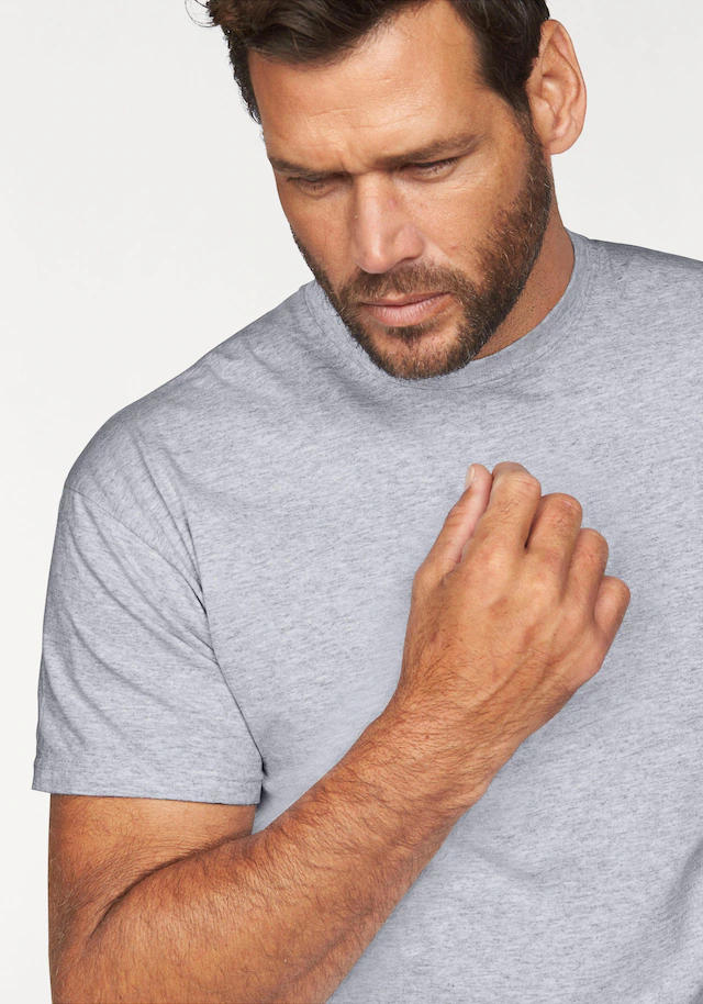 Fruit of the Loom T-Shirt », sechs Stück in unterschiedlicher Farbkomination« Packung, 6er-Pack, 6 Stk. mit Rundhalsausschnitt