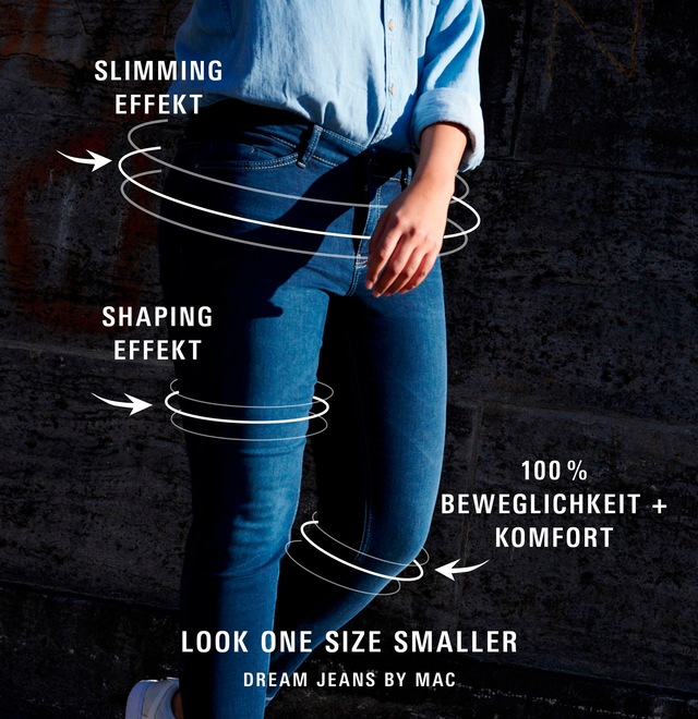 MAC Skinny-fit-Jeans »Dream Skinny« in hochelastische Qualität für den perfekten Sitz