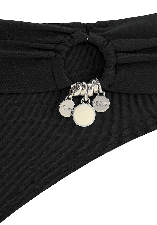 s.Oliver Push-Up-Bikini mit Zierring an der Hose